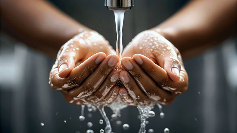 image - washing hands